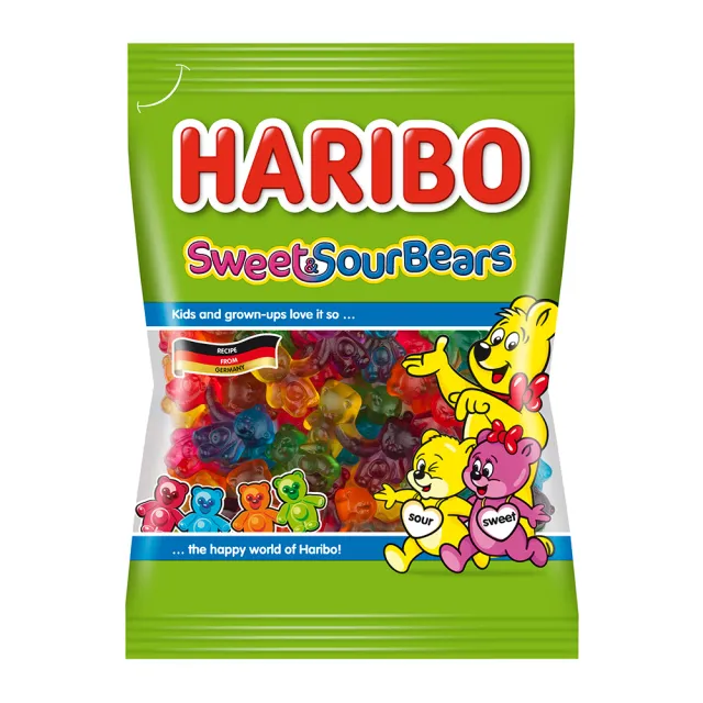 【HARIBO 哈瑞寶】小熊QQ水果軟糖(小包裝)