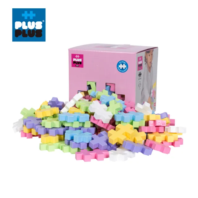 【Plus-Plus 加加積木】BIG大顆粒-100PCS(兩款任選)