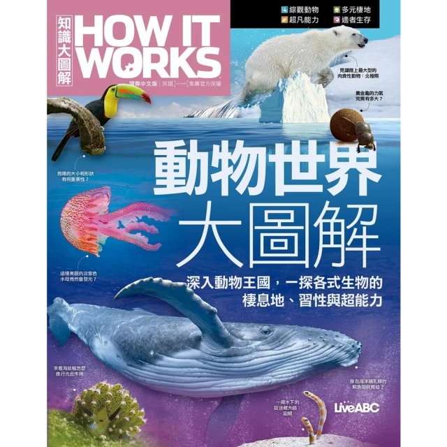 【momoBOOK】How It Works知識大圖解 動物世界大圖解(電子書)