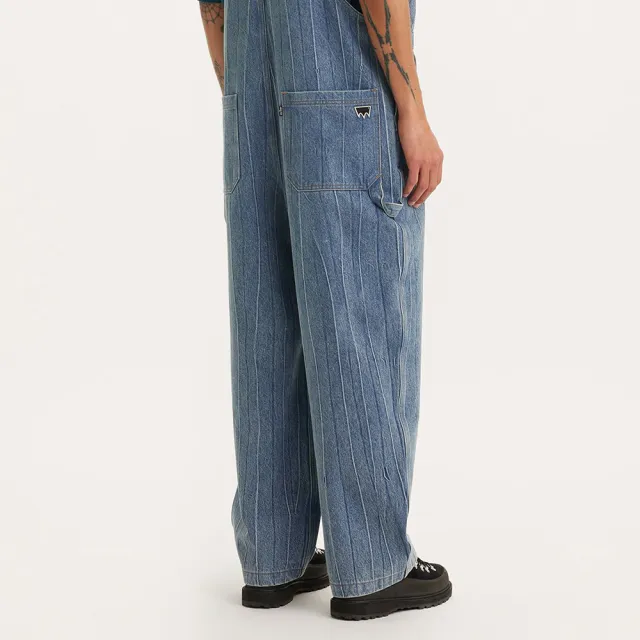 【LEVIS】Skateboarding 男寬鬆OVERALL丹寧牛仔吊帶褲/微彈 熱賣單品 A2092-0005