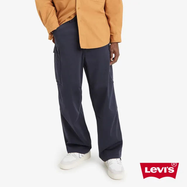 【LEVIS 官方旗艦】Skateboarding™ 男款Loose寬鬆多口袋休閒褲/滑板褲 人氣新品 A9132-0002