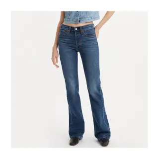 【LEVIS 官方旗艦】Wedgie Boot女款中腰靴形丹寧牛仔褲 人氣新品 A8710-0001