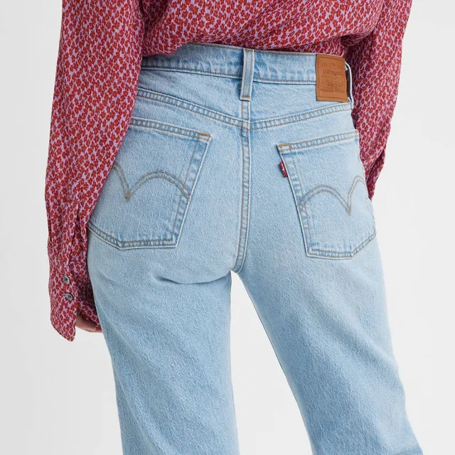 【LEVIS】Wedgie Straight女中腰直筒及踝牛仔褲 熱賣單品 34964-0196