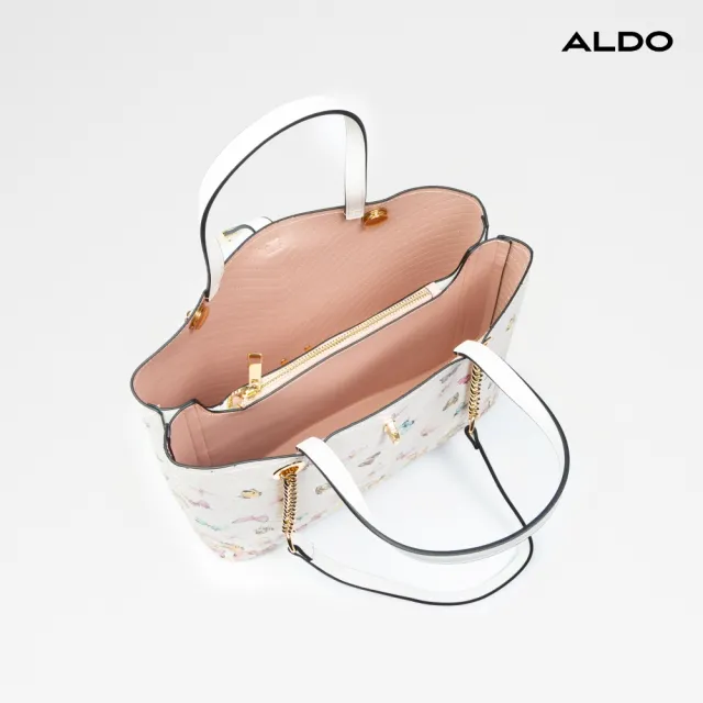 【ALDO】ILORON-俐落蝴蝶圖樣手提肩背托特包(花色)