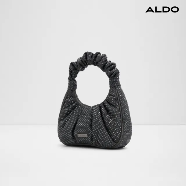 【ALDO】IVALIA-時尚水鑽鉚釘設計手提包(深灰色)