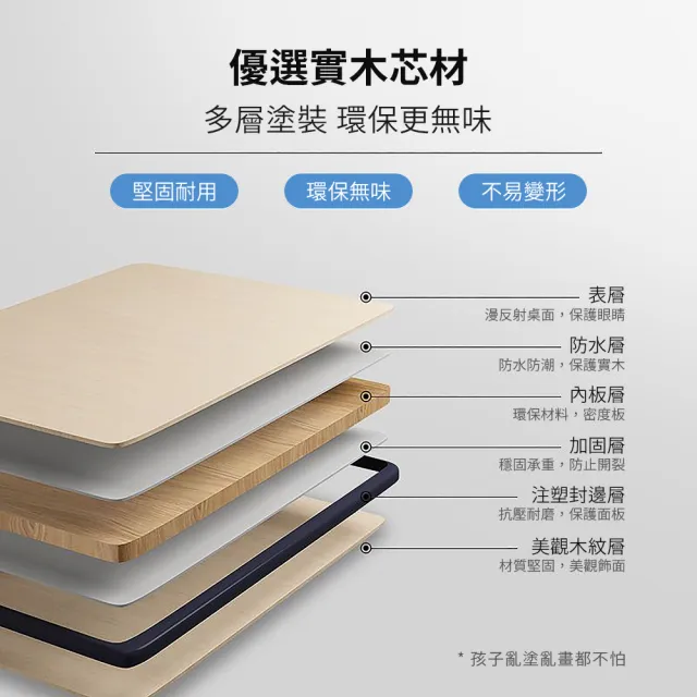 【匠俱】家用可升降書桌學習成長桌65CM(課桌椅 升降書桌 簡易書桌 學生書桌 學習成長桌)