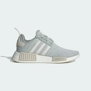 【adidas 愛迪達】NMD_R1 W 女 休閒鞋 運動 經典 三葉草 襪套式 包覆 避震 穿搭 灰綠(IE0595)
