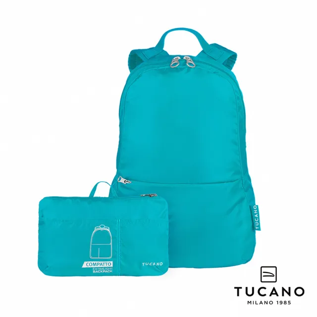 【TUCANO】COMPATTO-ECO 環保輕尼龍折疊旅攜後背包(共6色)