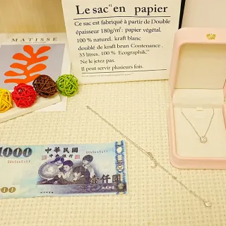 【MoonDy】女生項鍊 莫桑鑽石項鍊 925純銀項鍊 百搭吊墜 小眾設計珠寶 飾品 伴娘禮物 不 