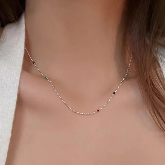 【MoonDy】包包 925純銀項鍊 愛心珍珠項鍊 網紅項鍊 韓國韓版 女生飾品 女生禮物 