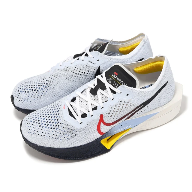 NIKE 耐吉 競速跑鞋 ZoomX Vaporfly Next% 3 男鞋 水藍 輕量 回彈 碳板 運動鞋(HJ9079-100)