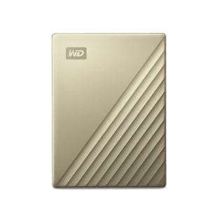 【WD 威騰】My Passport Ultra 4TB Type-C 2.5吋 行動硬碟 金(WDBFTM0040BGD-WESN)