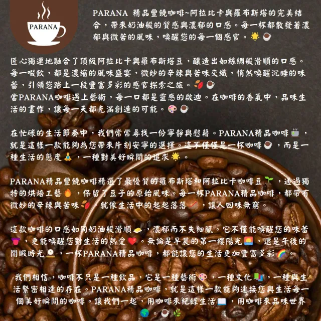 【PARANA  義大利金牌咖啡】精品豐饒咖啡濾掛包禮盒組 30包/盒 +提袋(豐富濃郁強烈的果香、濃郁感、微苦味)