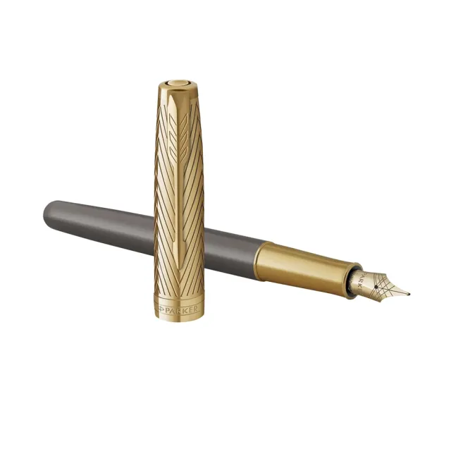 【PARKER】派克 卓爾 先鋒系列 金蓋 18k金鋼筆 f尖(Sonnet)