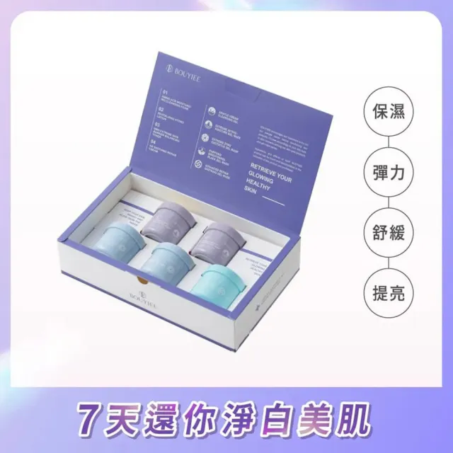 【Bonanza 寶藝】七日透亮肌況升級組(BAZAAR抗老大賞明星凍膜)