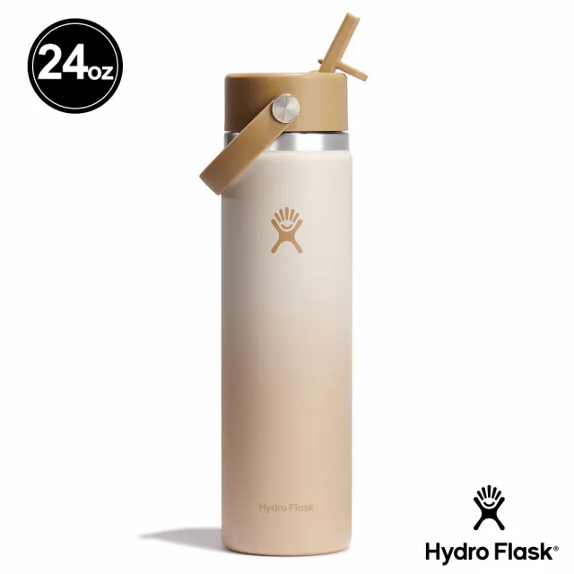 【Hydro Flask】Ombre 24oz/709ml 寬口 吸管 真空 保溫瓶 漸層色(保溫 保冰 保冷 大容量 手搖杯)