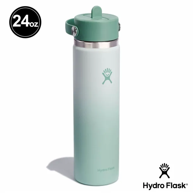【Hydro Flask】Ombre 24oz/709ml 寬口 吸管 真空 保溫瓶 漸層色(保溫 保冰 保冷 大容量 手搖杯)
