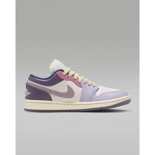 【NIKE 耐吉】運動鞋 休閒鞋 女鞋 WMNS AIR JORDAN 1 LOW Pastel Purple 紫 粉紅 莓果 低筒 AJ1(DZ2768651)