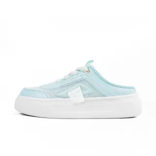【FILA】Fl5c921y313 女 穆勒鞋 懶人鞋 休閒 輕量 厚底 穿搭 舒適 水藍(5-C921Y-313)