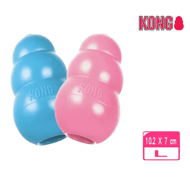 【KONG】Puppy / 幼犬訓練玩具-藍色/粉色 L(KP1)(寵物玩具/不挑色隨機出貨)