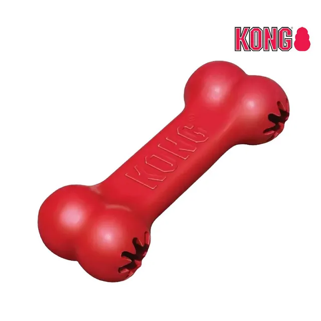 【KONG】Classic Goodie Bone / 紅色狗骨頭益智玩具 L（10014）(寵物玩具)