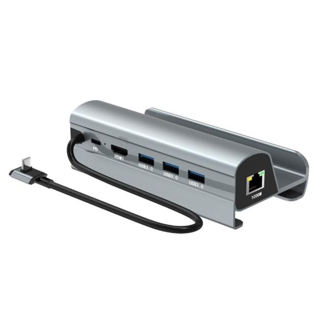 【阿吉托摩】SWITCH STEAM DECK 多功能底座(底座 影音轉換 快充 6合1擴充底座)