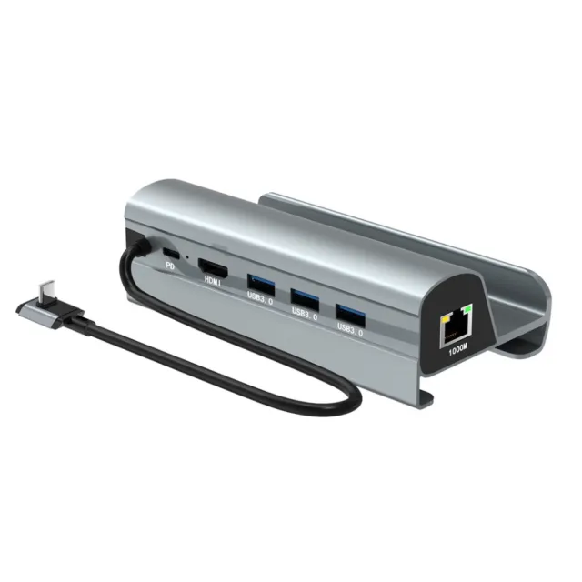【阿吉托摩】SWITCH STEAM DECK 多功能底座(底座 影音轉換 快充 6合1擴充底座)