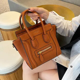 【MoonDy】雙11 包包 經典包 女生包包 手提包 斜背包 肩背包 精品包 笑臉包 囧包 真皮包包 牛皮