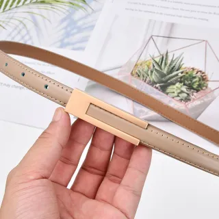 【MoonDy】細皮帶 百搭腰帶 優雅皮帶 高級款 褲帶 腰帶 復古皮帶 小皮帶 女腰帶 精品腰帶 
