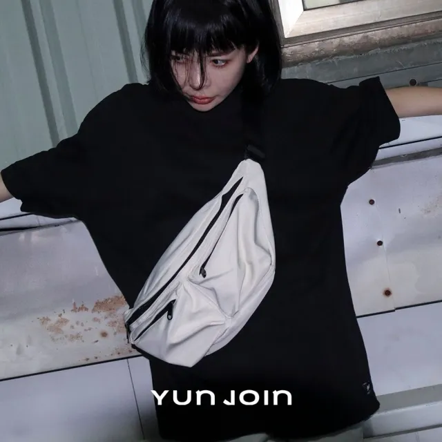 【YUN JOIN】雙11 EffoEase 快取雙袋斜跨包(防水包 側背包 大容量 防潑水 可放水瓶 雨傘)
