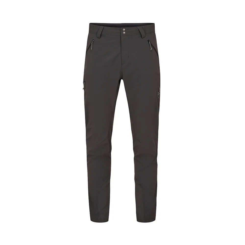 【RAB】Ascendor Light Pants 輕量防潑水登山長褲 男款 煤炭黑  #QFW01