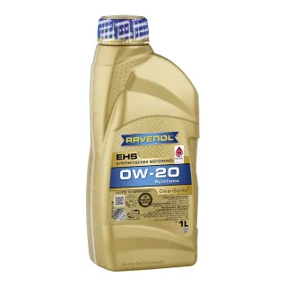 【RAVENOL 日耳曼】EHS SAE 0W-20 SP 合成節能機油(4入組 油電車)