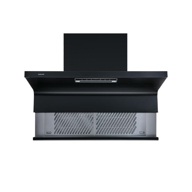 【SAKURA 櫻花】近吸除油煙機 90CM 全隱藏伸降款 - 渦輪變頻 AI風控系列(DR-7396HXL - 全省安裝)
