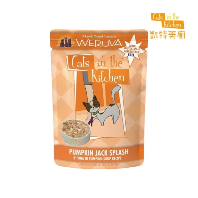 【Cats in the Kitchen 凱特美廚】貓咪無穀主食餐包 3.0oz/85g*24包組(全齡貓)