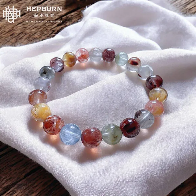 【赫本珠寶】多寶細柔6A級兔毛水晶手鍊(9mm)