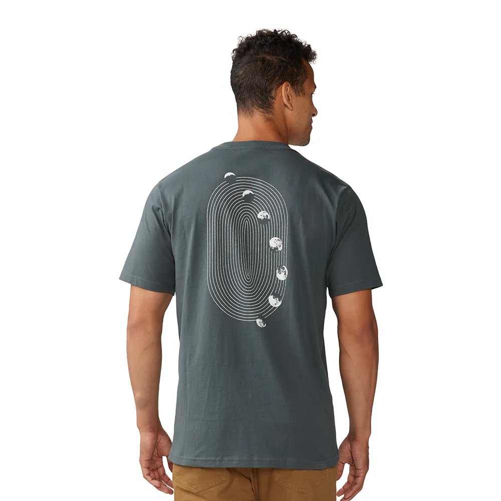 【Mountain Hardwear】Moon Phases™ Short Sleeve Men 月相圓缺短袖棉T恤 火山黑 男款 #2068101