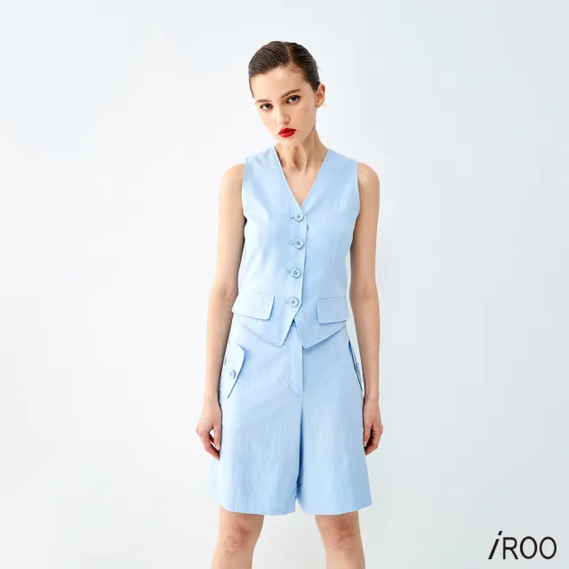 【iROO】正統西服式背心
