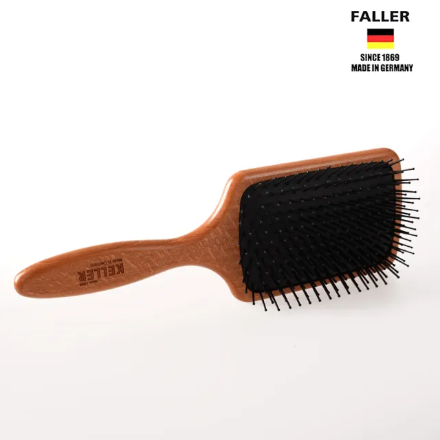 【FALLER 芙樂】德國製原木大型抗糾結氣墊梳(氣墊梳/梳頭按摩美容/雙11)