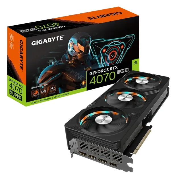 【GIGABYTE 技嘉】(2入)GeForce RTX4070 SUPER GAMING OC 12G 顯示卡