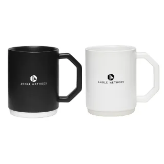 【台隆手創館】角度學八角馬克杯 ANGLE METHODS(黑/白)