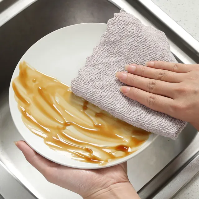 【Maryya 美麗雅】10片裝 多用型超細纖維吸水抹布(超強吸水力  吸油吸水不易掉毛絮)