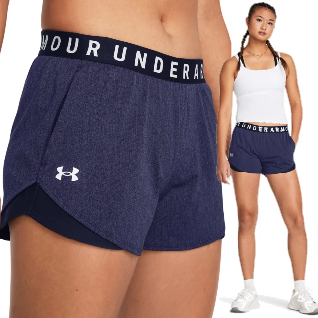 UNDER ARMOUR UA 女 Play Up Twist 短褲_1349125-410(藍色)