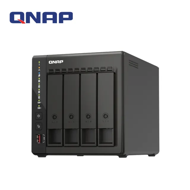 【QNAP 威聯通】搭東芝 4TB x2 ★ TS-453E-8G 4Bay NAS 網路儲存伺服器