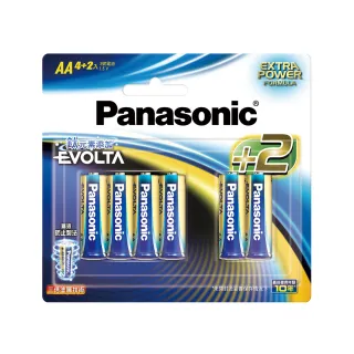 【Panasonic 國際牌】Evolta 鈦元素電池3號(4+2入)