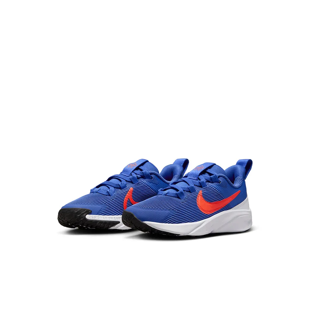 【NIKE 耐吉】運動鞋 童鞋 中童 兒童 STAR RUNNER 4 NN PS 藍紅 DX7614-402(3C4979)