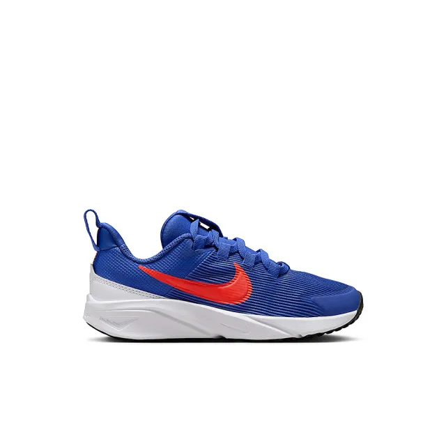 【NIKE 耐吉】運動鞋 童鞋 中童 兒童 STAR RUNNER 4 NN PS 藍紅 DX7614-402(3C4979)