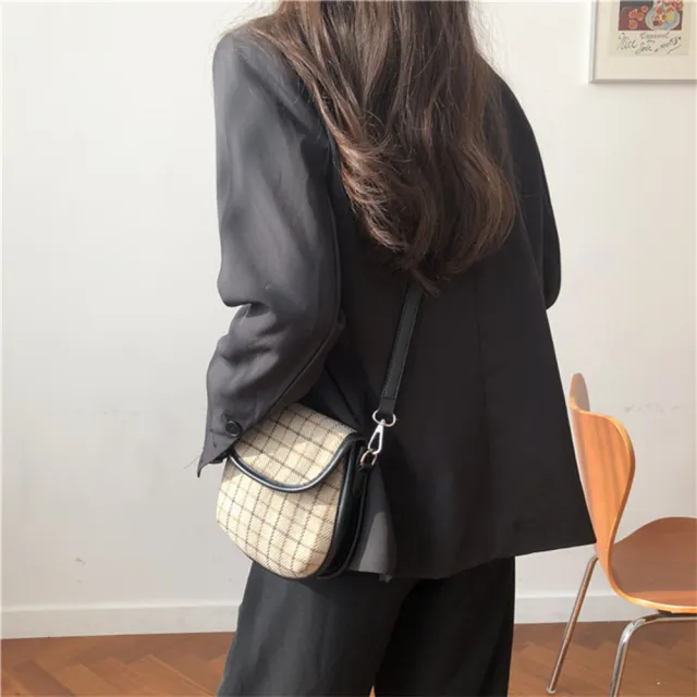 【MoonDy】雙11 包包 女包 馬鞍包 情侶包包 韓系包包 側背包女 斜背包女生 側背包女生可愛 復古