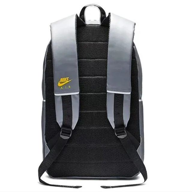 【NIKE 耐吉】NIKE JORDAN 4 BACKPACK COOL GERY 後背包 4代 皮革 雙肩 筆電包 灰(9A0280-479)