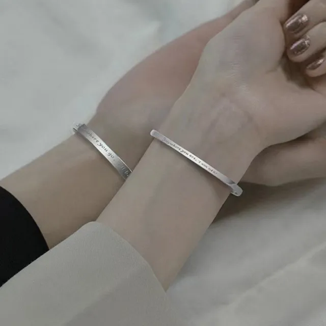 【LEEHER】女生/純銀手環/男生手環/女生手環/情侶手環/結婚禮物/高級飾品/精品裝飾品/男生