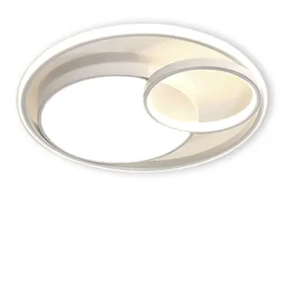 【聚美照明】全光譜LED吸頂燈 北歐客廳燈 適用5-7坪（50CM 5500lm）(手機APP+遙控/三色變光/防藍光高顯色)